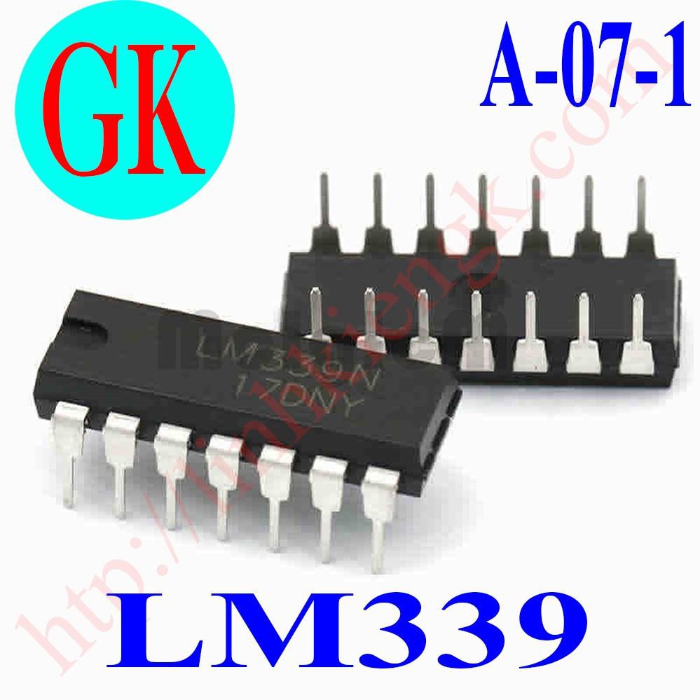 ic khuếch đại thuật toán LM339 [A-10]