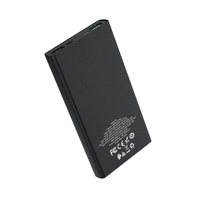 Pin dự phòng 10.000mAh hỗ trợ sạc nhanh QC3.0 Hoco J49 Jewel PD đầu ra kép USB/ Type-C và đầu vào Micro-USB/Type-C