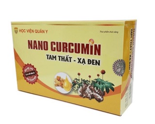 Nano curcumin tam thất xạ đen