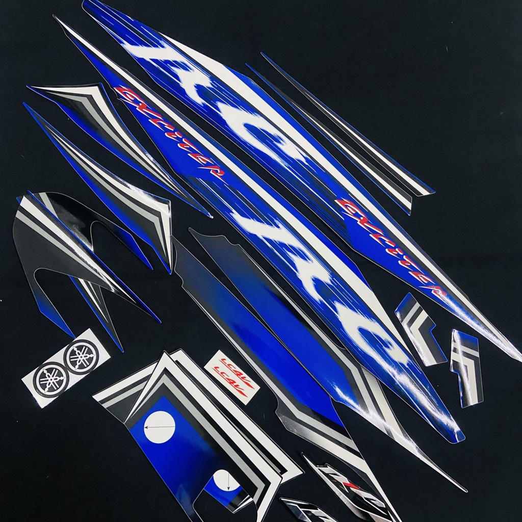 TEM DÁN XE EXCITER RC MẪU NHỎ ĐỜI 2006 ĐẾN 2010 CAO CẤP NHƯ ZIN