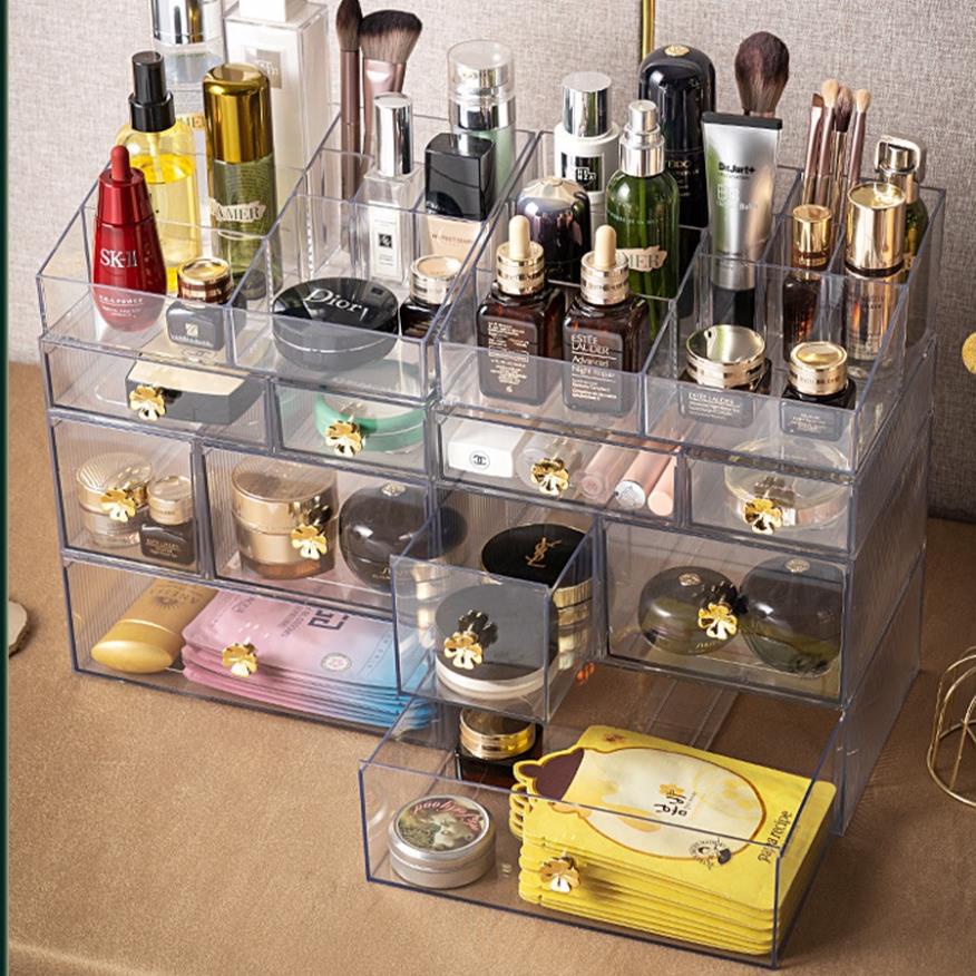 Kệ Đựng Mĩ Phẩm, Bông Tẩy Trang, Trang Sức Enoda Home Cao Cấp R001