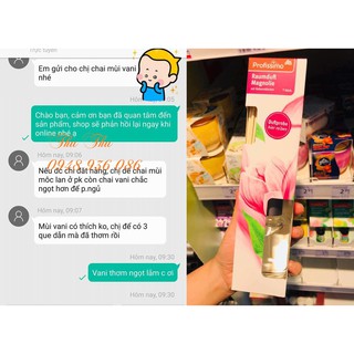 (bill+review) TINH DẦU THƠM HỮU CƠ ĐỂ PHÒNG PROFISSIMO Đức