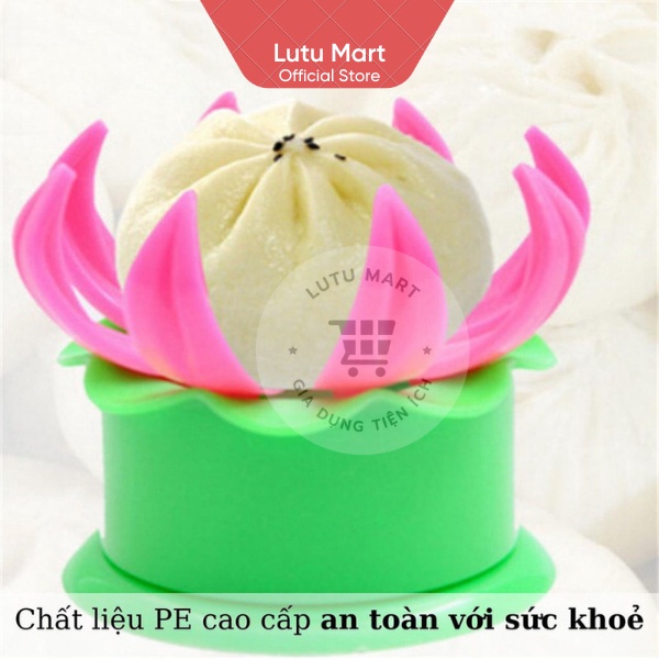 Khuôn Làm Bánh Bao Hoa Sen Tiện Lợi, Chất Liệu Nhựa ABS An Toàn Cho Người Dùng - Lutu Mart