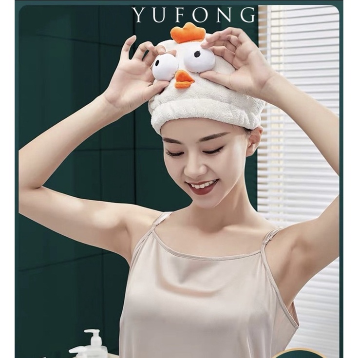 Mũ tắm, mũ trùm đầu lau tóc ngộ nghĩnh 162