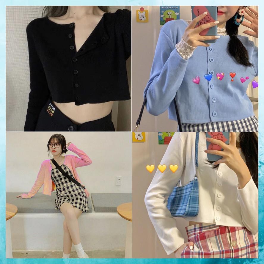 [FreeShip] Áo Croptop Nữ Kiểu Tay Dài, Croptop Nữ Tay Ngắn Phong Cách Hàn Quốc | BigBuy360 - bigbuy360.vn