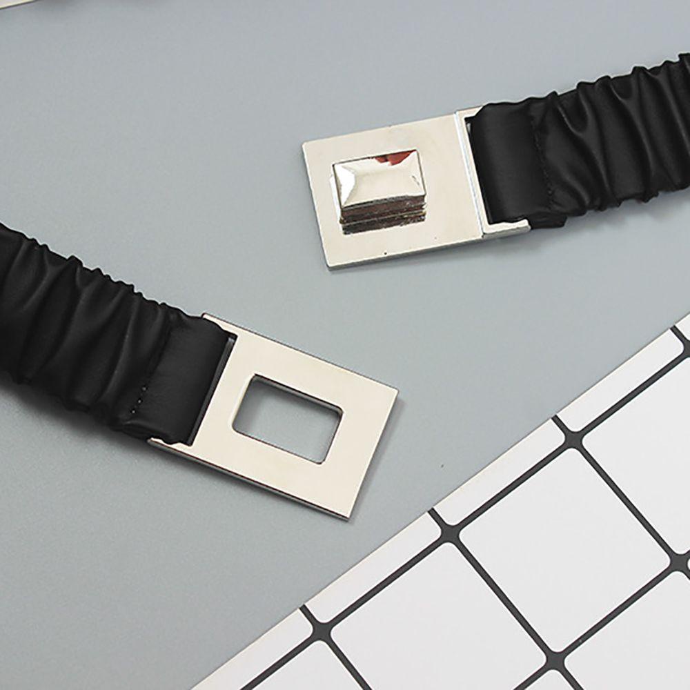 Thắt Lưng Da PU Phối Khóa Kim Loại Phong Cách Cổ Điển Sang Trọng Dành Cho Nữ