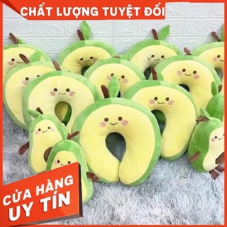 ❤️sỉ❤️gối chữ u- gối kê cổ- gối bông chữ u quả bơ thơm ngon êm mềm siêu mịn cute- gối chữ u đẹp êm chắc chắn