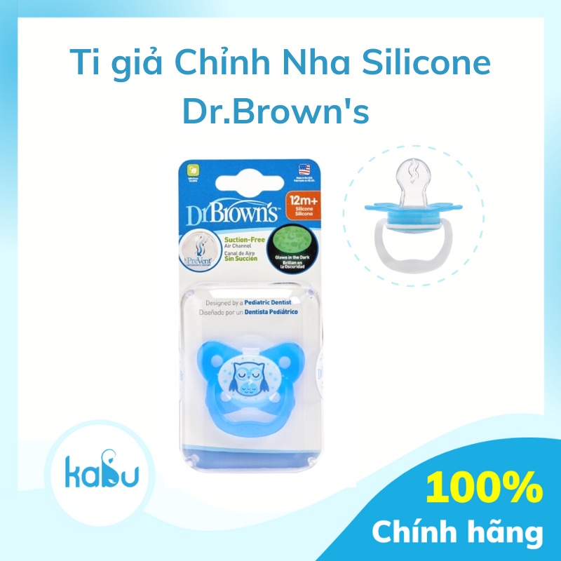 KABU - Ty Giả Phát Sáng Dr.Brown's Giúp Chỉnh Nha, Trấn An Bé