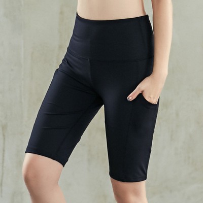 [ S,M,L,XL,2XL] Quần legging lửng vải thun cao cấp biker nữ đùi ngố đồ mặc nhà dáng ôm bó lưng thun tập gym yoga QXTT009