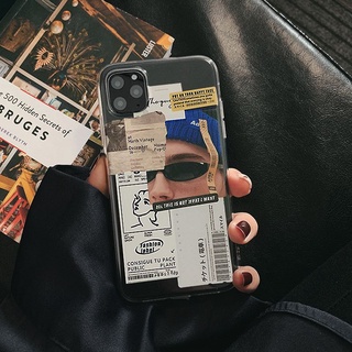 Ốp điện thoại in nhãn sáng tạo cho iPhone12 iPhone 11pro Xs max P40 Huawei mateo30