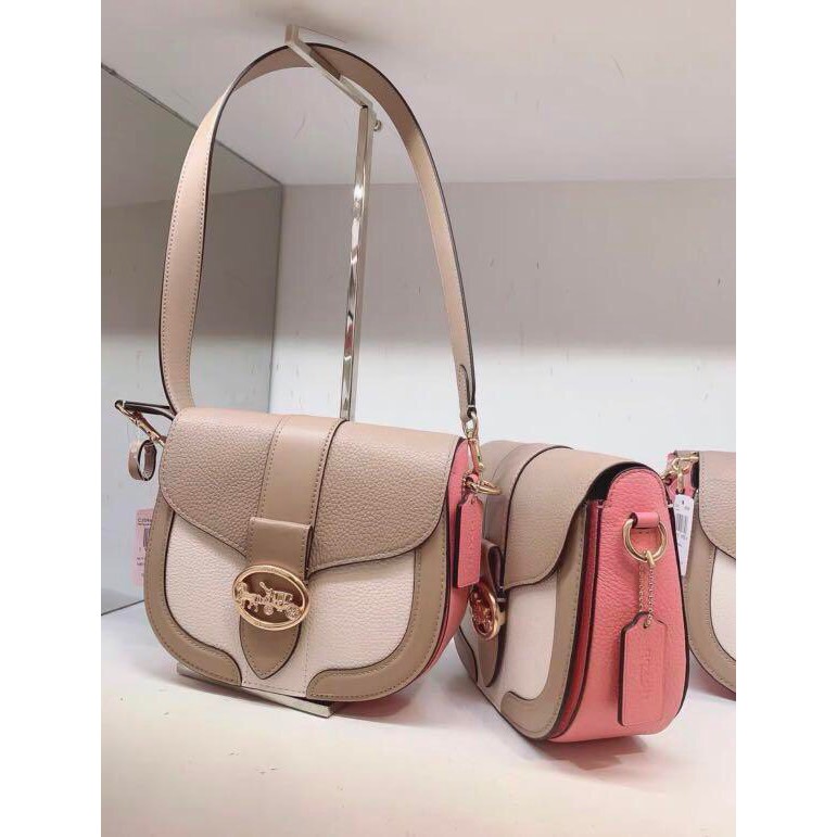 Túi xách nữ chính hãng Coach dáng tròn đựng thoải mái đồ