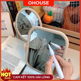 Gương Trang Điểm Lúa Mạch Cao Cấp OHOUSE