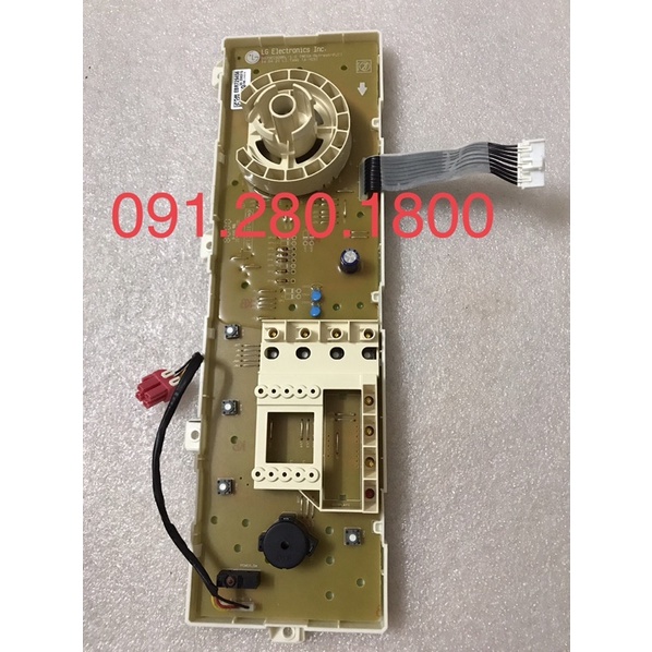 Bo mạch hiển thị máy giặt LG 7800 đời phím thấp chính hãng