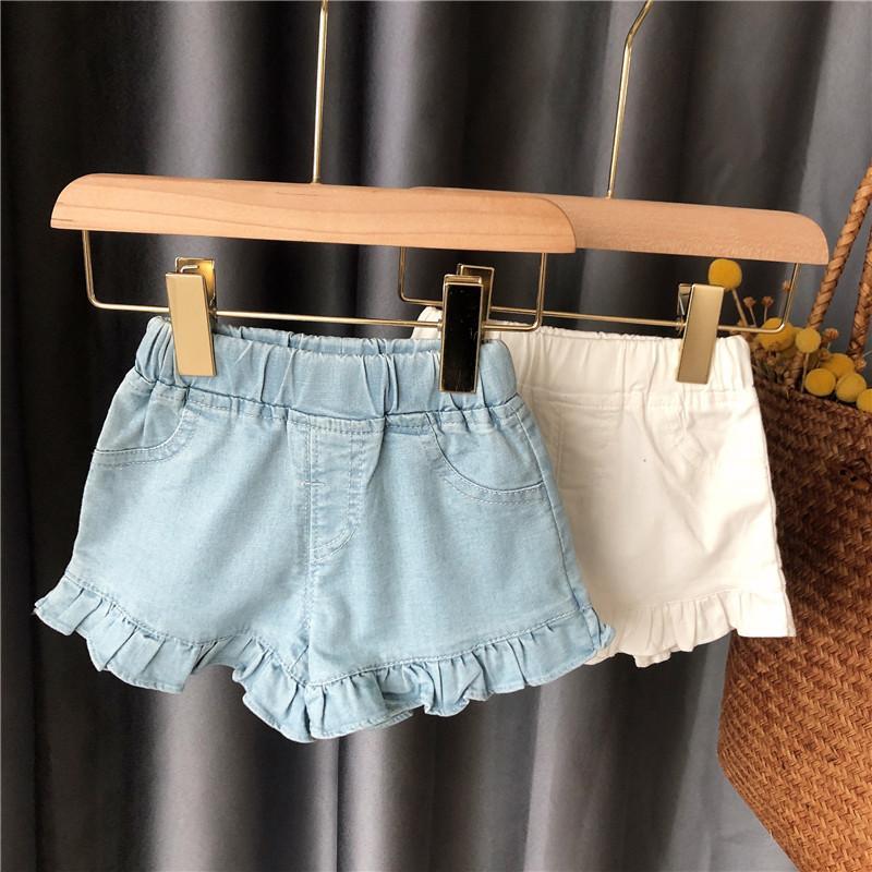 Quần Short Jean Mỏng Thời Trang Mùa Hè Cho Bé Gái