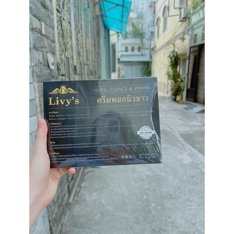 Tắm Ủ Trắng Body LiVy's ĐEN THÁI LAN chính hãng