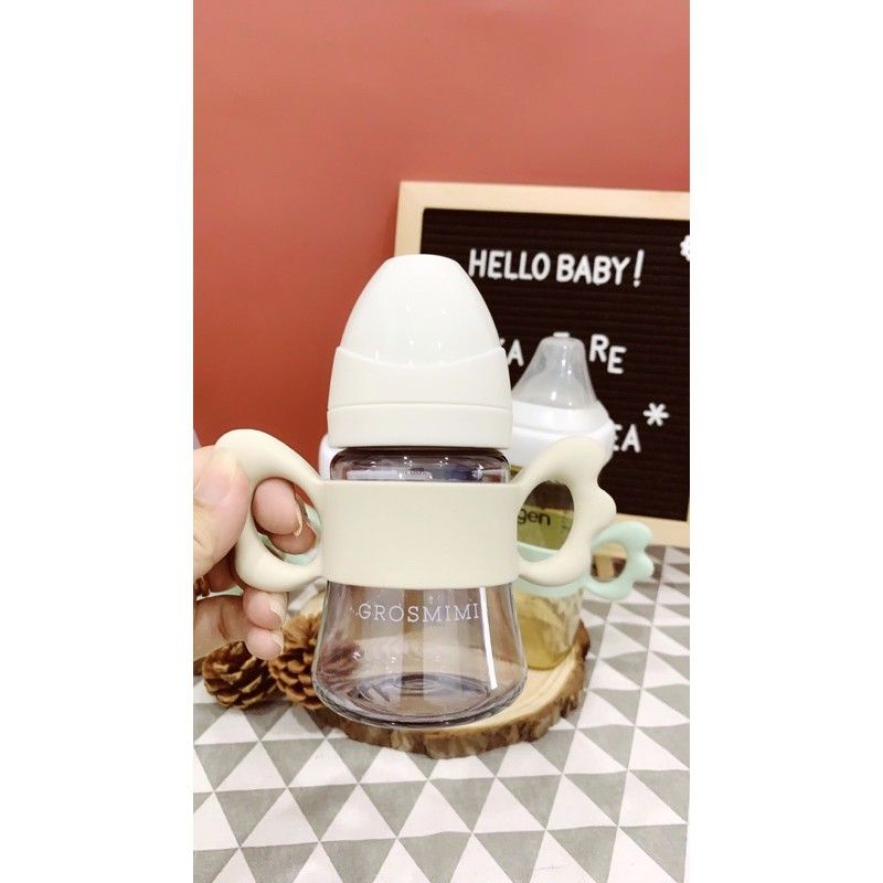 Tay cầm bình sữa Moyuum, Avent, dùng cho các loại bình cổ rộng TC07 tập cho bé cầm bình ti