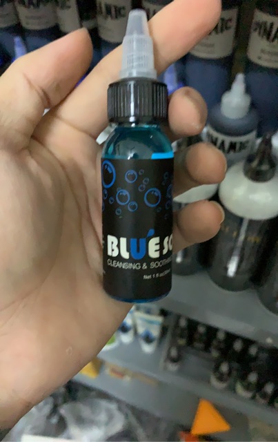 Bluesoap vệ sinh rửa hình xăm tạo bọt hàng có sẵn