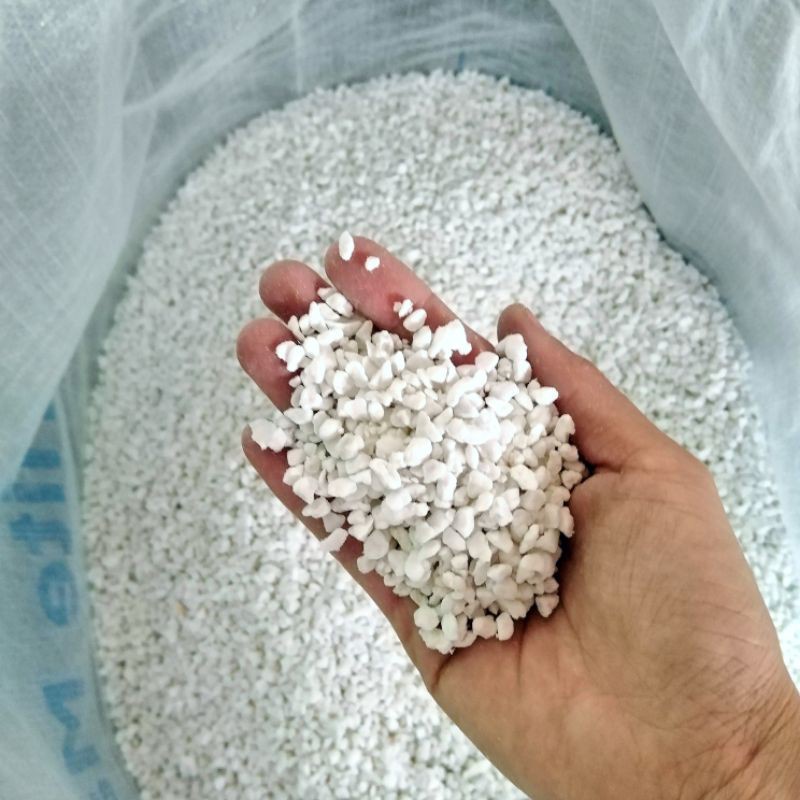 ĐÁ PERLITE - giá thể phôi trộn với các loại khác để trồng sen đá, xương rồng, cây lá kiểng  túi 100g