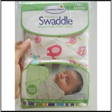 Khăn quấn bé sơ sinh hình kén mùa hè Swaddle me, Ủ kén Cotton