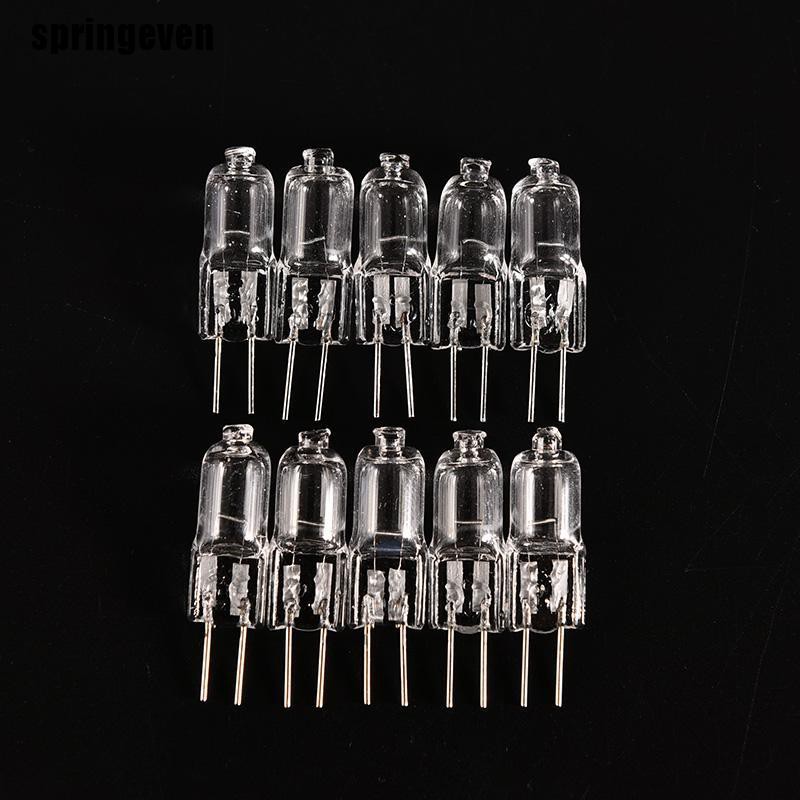 Set 10 Bóng Đèn Halogen G4 12V 20W Siêu Sáng Mới