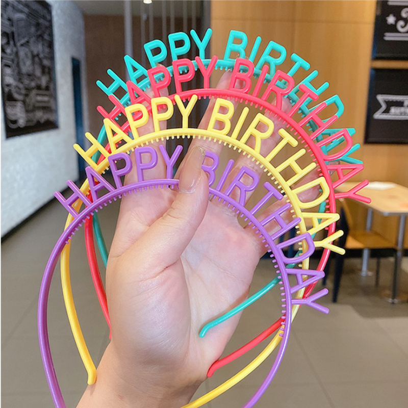 Cài Tóc Hình Chữ HAPPY BIRTHDAY Dễ Thương