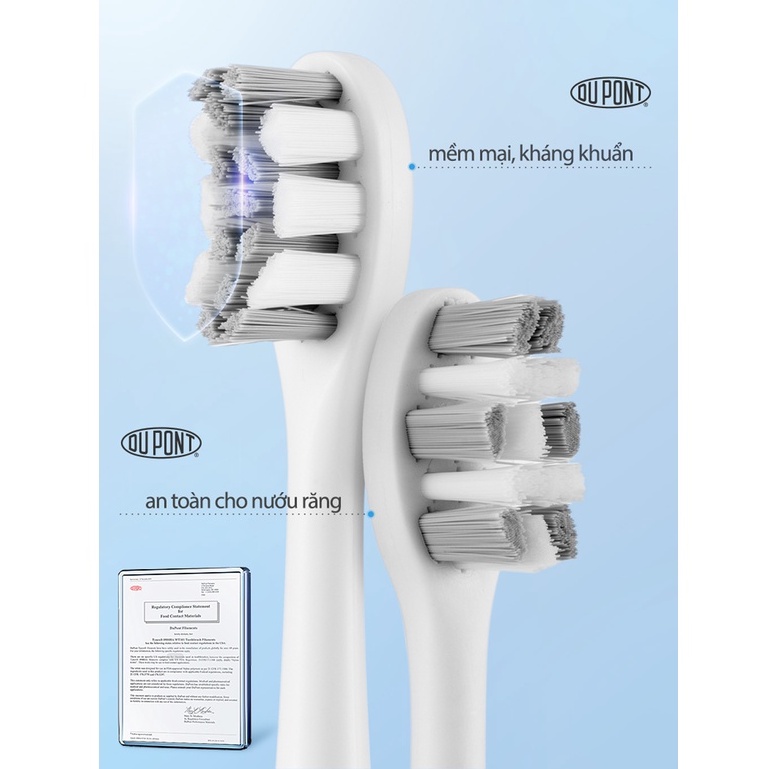 Bàn chải điện sóng siêu âm usmile P1 Chính hãng BH 12 tháng