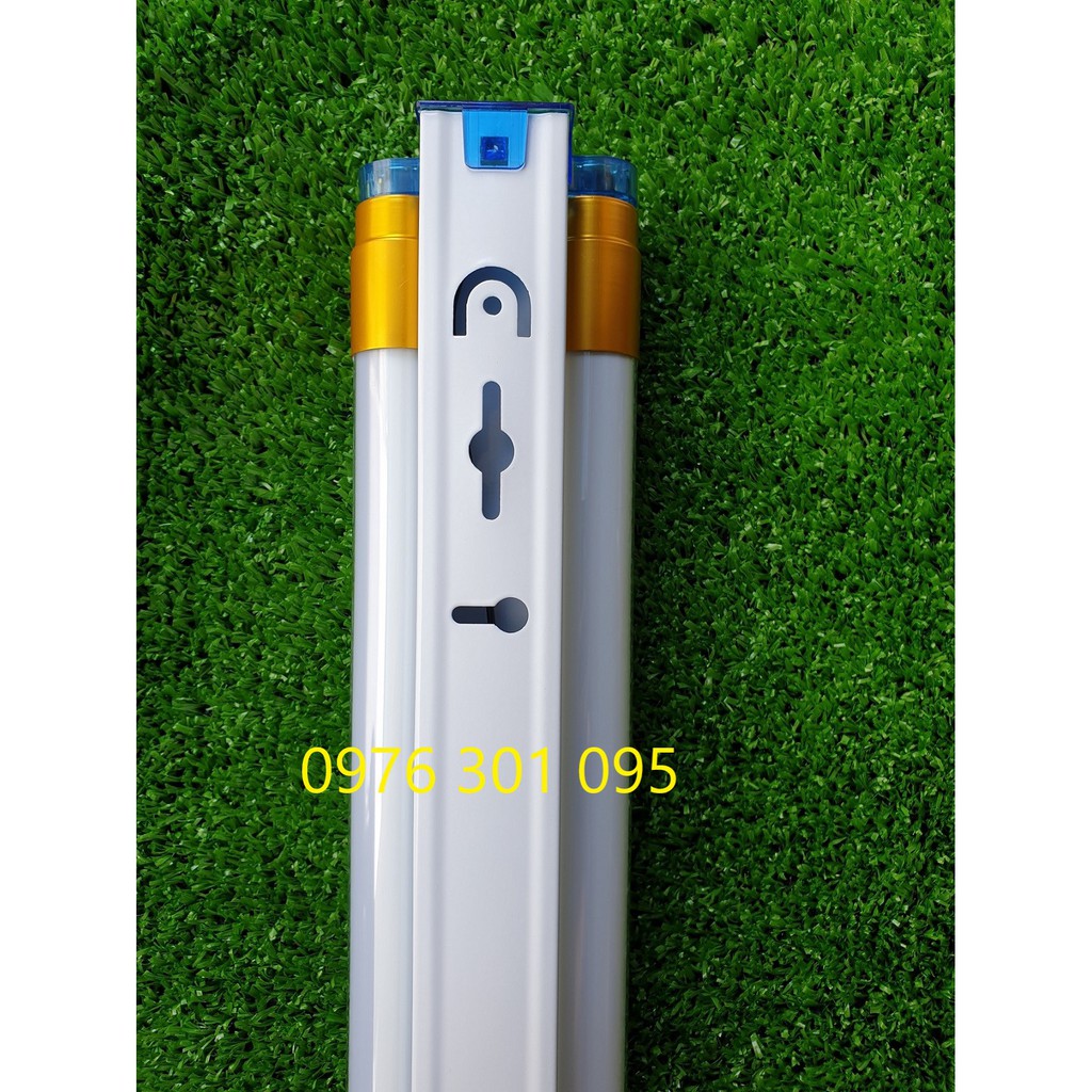 Bộ Đèn Led Đôi 1m2 - 44w Đầu Nhôm (1 máng đôi &amp; 2 bóng 22w)