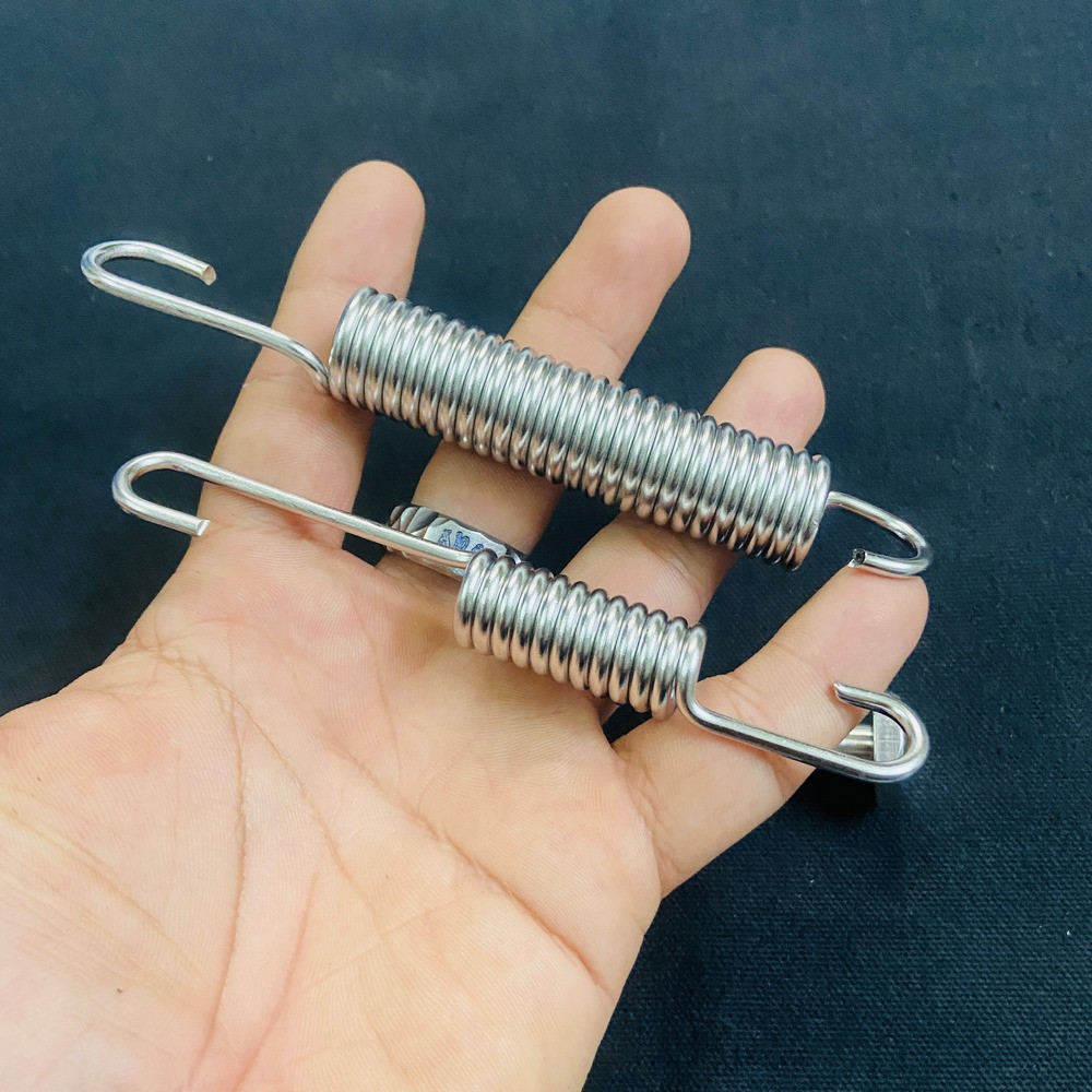 LÒ XO INOX CHỐNG NGHIÊNG - CHỐNG ĐỨNG, ỐC CHÂN CHỐNG CHO XE YAMAHA EXCITER CÁC ĐỜI