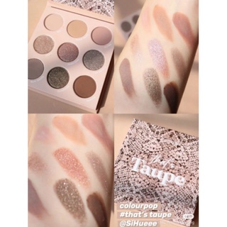 COLOURPOP - Bảng mắt Pressed Powder Palette (That’s Taupe)