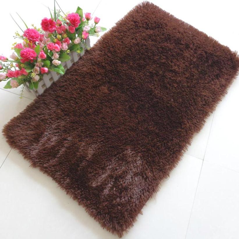 Thảm Chân Lông Xù Loang Siêu Mềm Mịn Đế Chống Trượt Mẫu Mới TaNoSa KT 40x60cm