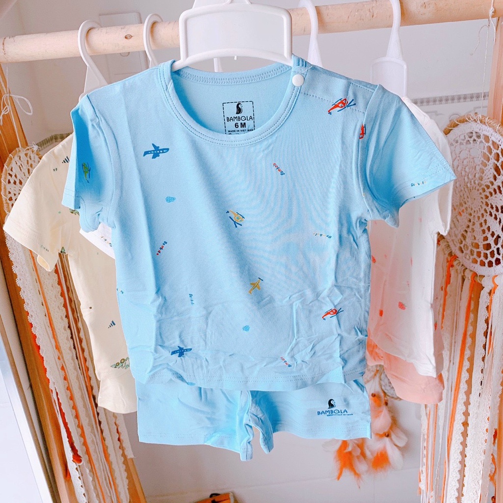 Bambola - bộ cộc tay họa tiết cho bé trai /bé gái