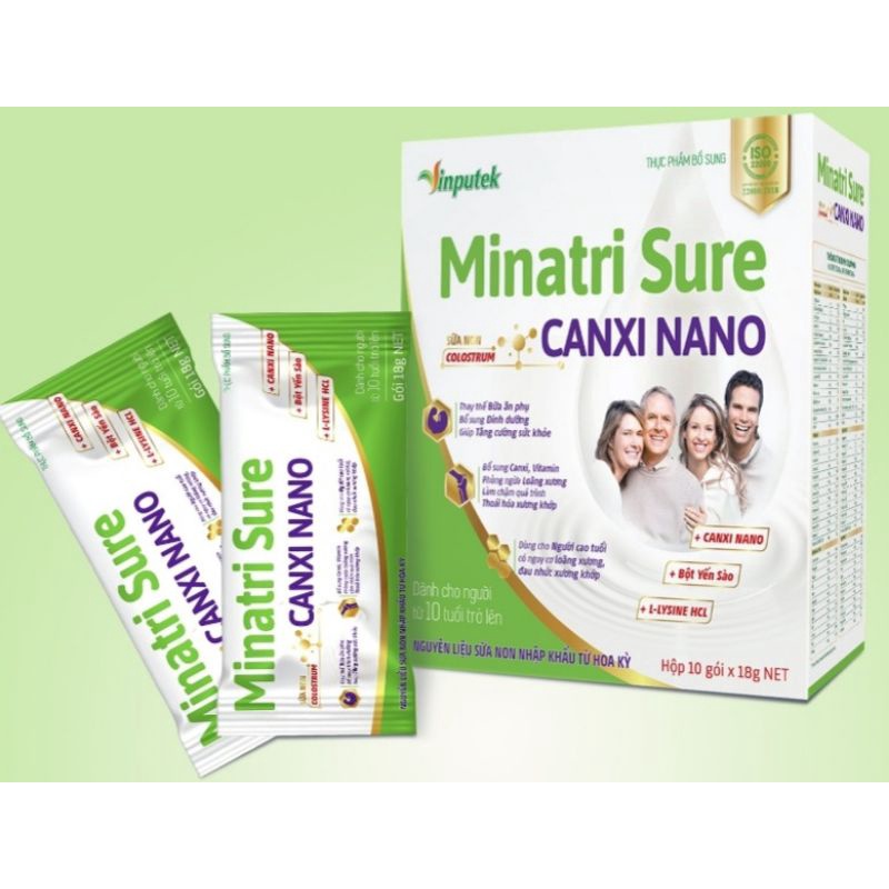 Sữa non Canxi Nano Minatri Sure /canxi Milk