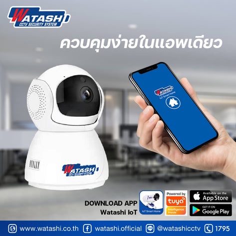 Camera IP WIFI trong nhà xoay 355 chính hãng,CAMERA WATASHI IP WIFI WIOT 1021