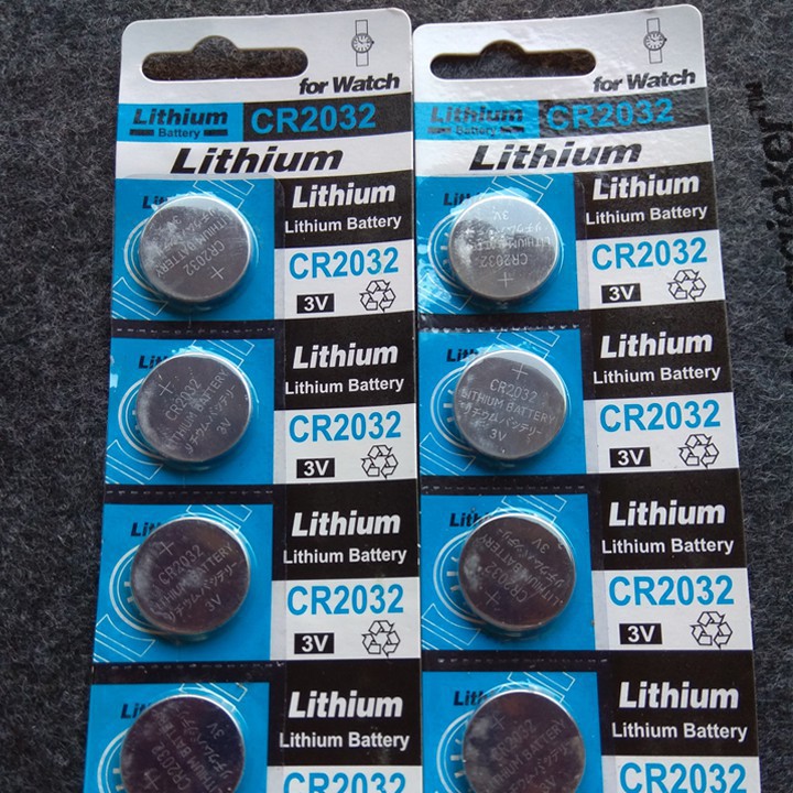 Vỉ 5 Pin CMOS LITHIUM CR2032- Dùng cho Main Máy Tính, Cân Tiểu Ly, Cân Sức Khỏe