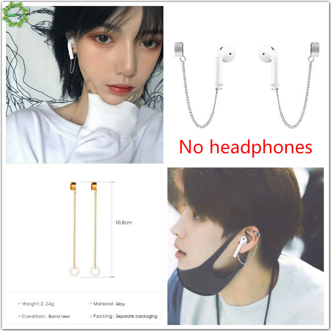 Đôi khuyên tai không xỏ kẹp giữ tai nghe không dây Airpods sang trọng dành cho mọi người