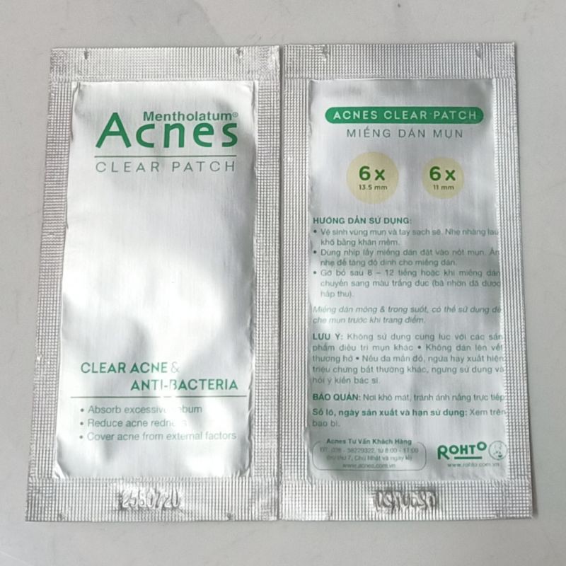 (12 miếng - hàng khuyến mãi) Miếng Dán Mụn Acnes Clear Patch | BigBuy360 - bigbuy360.vn