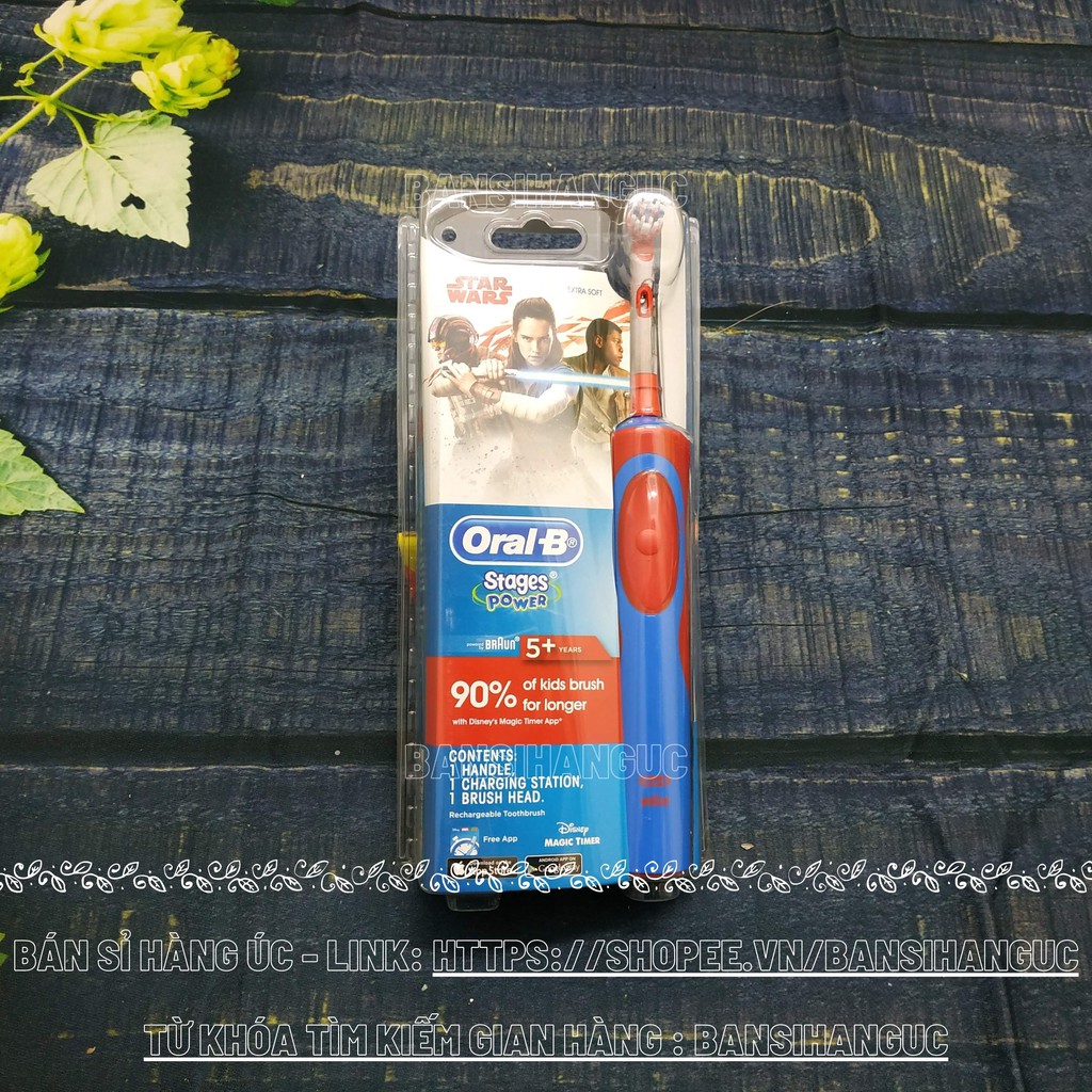 Bàn Chải Đánh Răng Điện Oral-B Stages Power StarWars For Kids