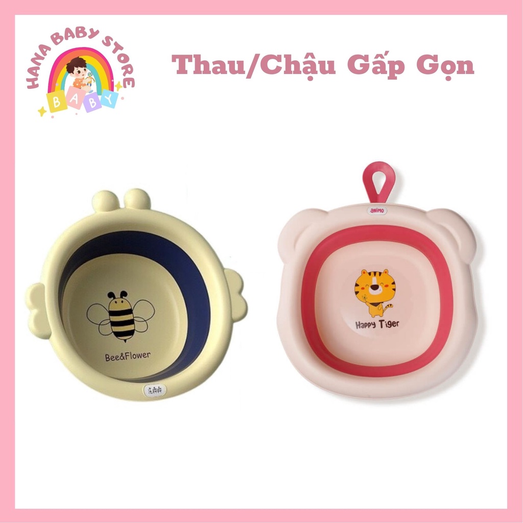 Thau/Chậu Gấp Gọn Hình Ong Dễ Thương Cho Bé