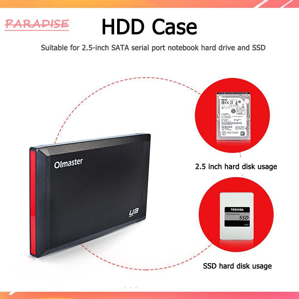 Hộp Đựng Ổ Cứng Ngoài Oimaster Eb-230U3 2.5 Inch Usb3.0 Sang Sata 5 Gbps Ốp | BigBuy360 - bigbuy360.vn