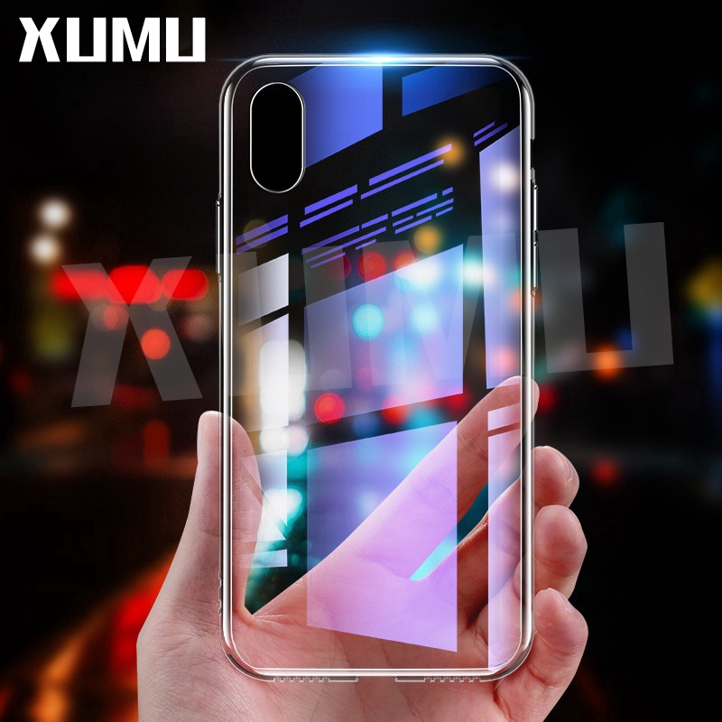 Ốp lưng kính cường lực trong suốt 6D chuyên dụng cho Iphone X 8 7 Plus XR XS Max | BigBuy360 - bigbuy360.vn