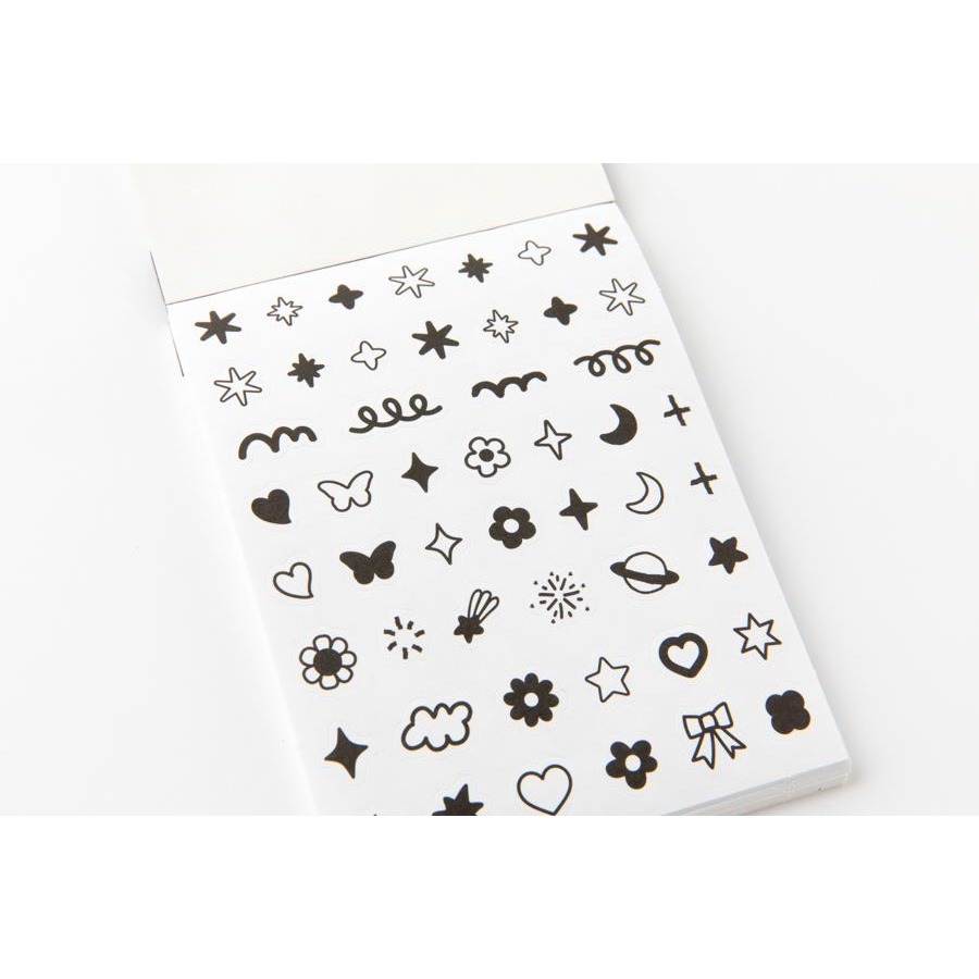 Set 20 Tấm Sticker Đóng Tập ARTBOX Hàn Quốc Nhiều Kiểu Họa Tiết