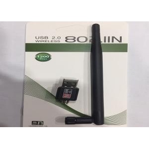 USB THU WIFI 802.IIN 5DB+ĂNG TEN