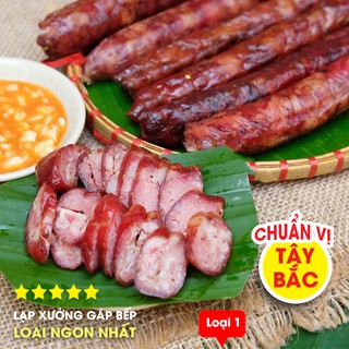 Lạp xưởng gác bếp Tây Bắc nhiều nạc - Lạp sườn Tây Bắc 1kg