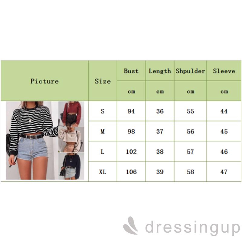 Áo croptop tay dài màu trơn thời trang cho nữ