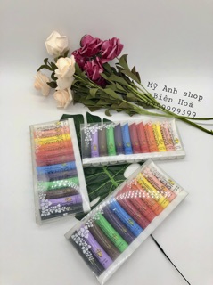 Set 12 màu bột vẽ cọ bản Oumaxi