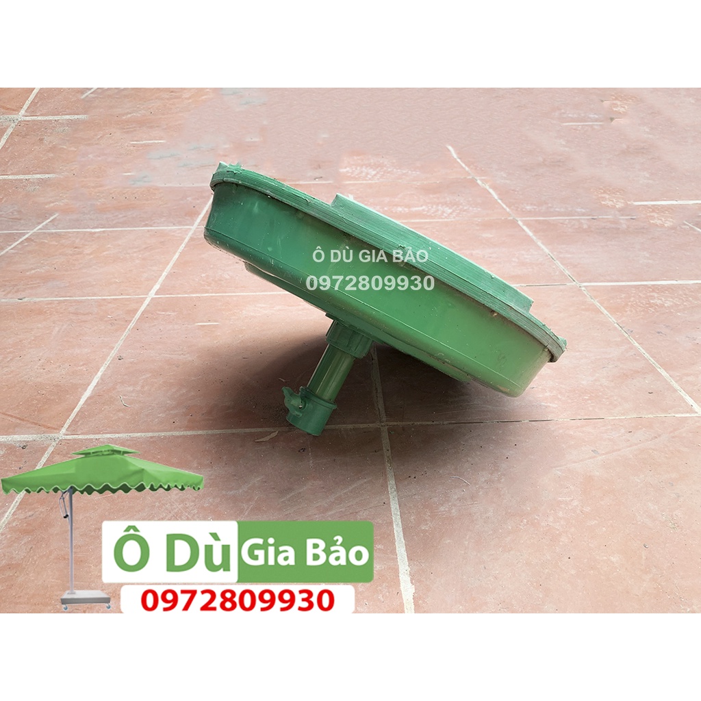 Chân đế nhựa 18kg(có bê tông) ô chính tâm tròn,chính tâm vuông,mái chéo
