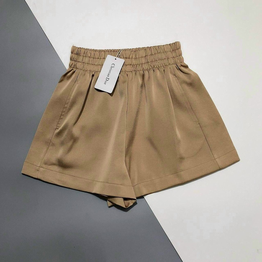 Quần Short Nữ, Sooc Lụa Cạp Chun Cao Cấp