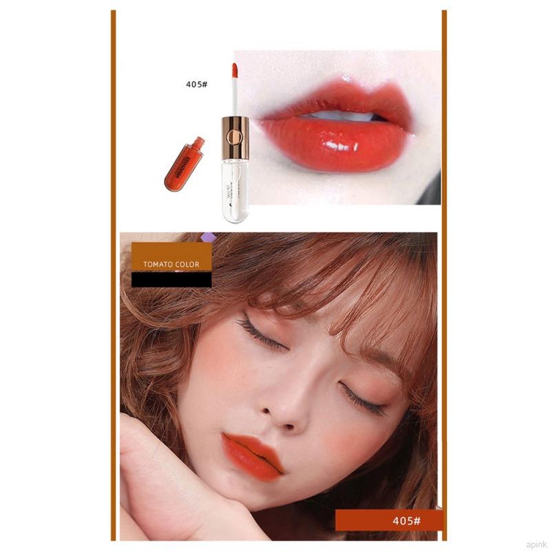 Son kem hai đầu Minshzee dưỡng ẩm lâu trôi chống thấm nước và không dính thành cốc | BigBuy360 - bigbuy360.vn