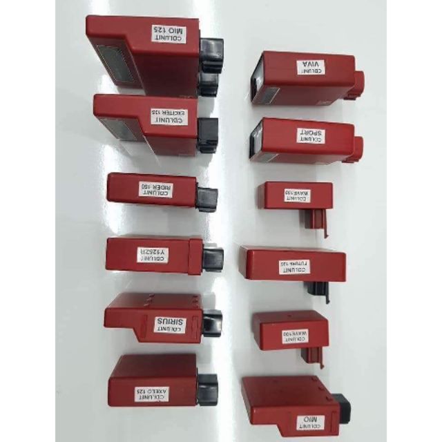 IC Shack đỏ xe máy