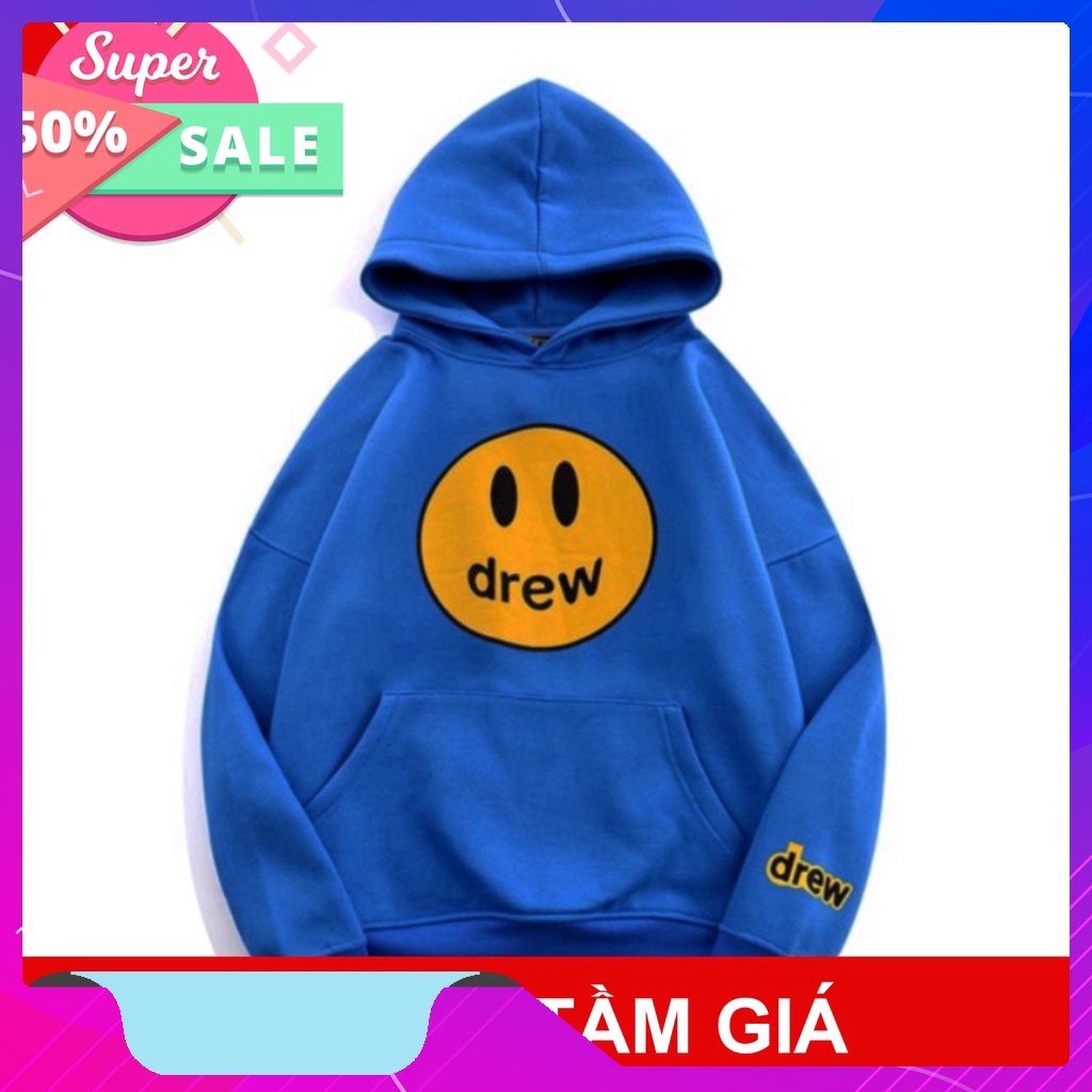 Áo hoodie Drew form rộng nam nữ phong cách ulzzang hàn quốc (Tặng Kèm bộ tag+giấy thơm)